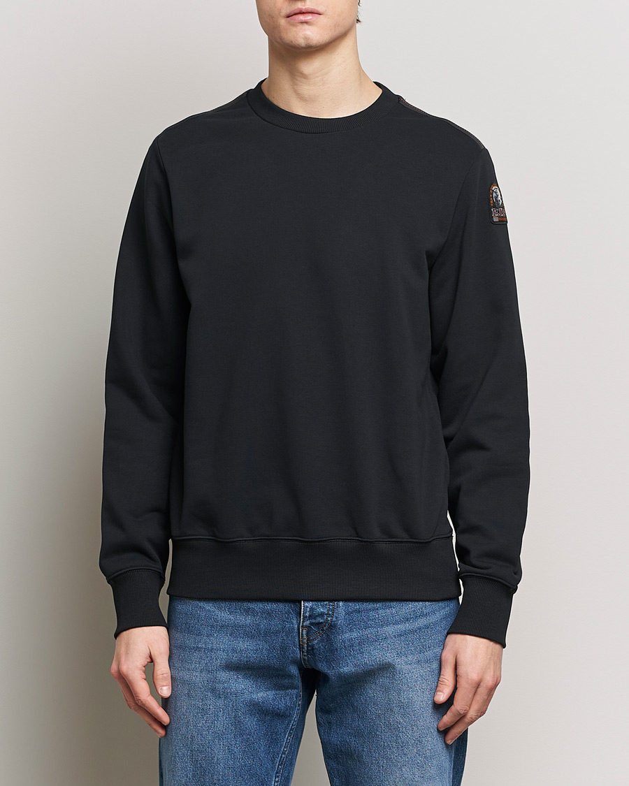 Hombres | Jerséis y prendas de punto | Parajumpers | K2 Super Easy Crew Neck Sweatshirt Black