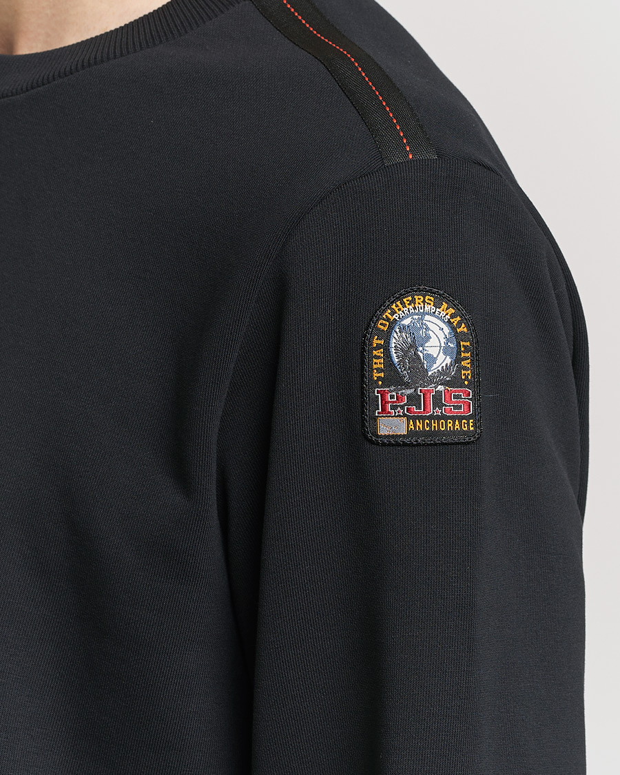 Hombres | Jerséis y prendas de punto | Parajumpers | K2 Super Easy Crew Neck Sweatshirt Black