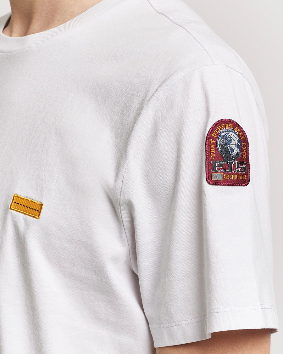 Hombres | Camisetas | Parajumpers | Iconic Crew Neck T-Shirt Cloud