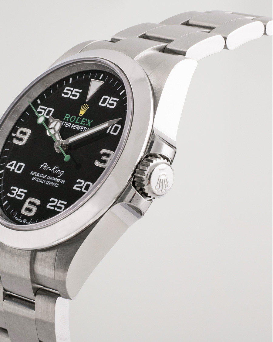 Hombres | Rolex Pre-Owned Air King 126900 Silver | Rolex Pre-Owned | Air King 126900 Silver