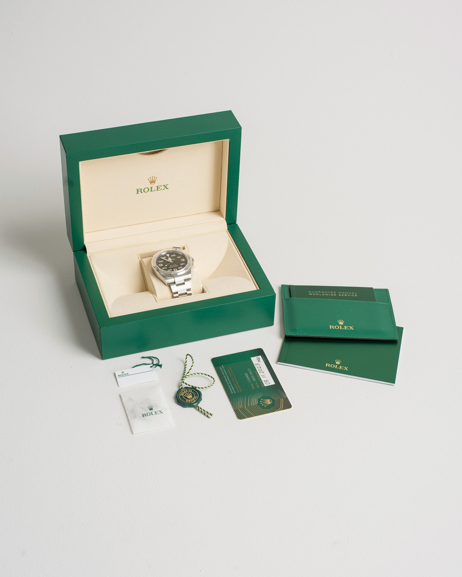 Hombres | Rolex Pre-Owned Air King 126900 Silver | Rolex Pre-Owned | Air King 126900 Silver