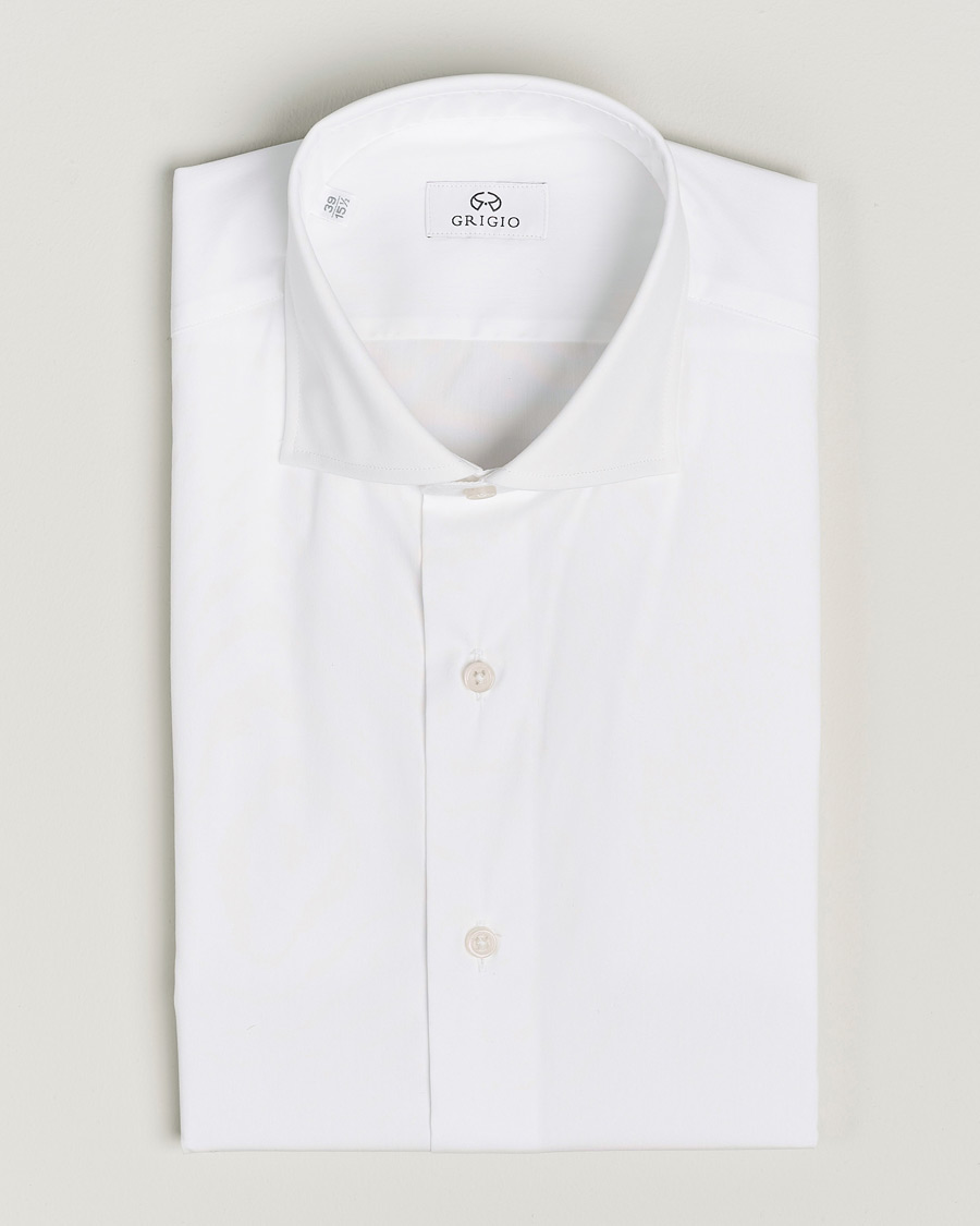 Hombres | Camisas | Grigio | Comfort Stretch Dress Shirt White