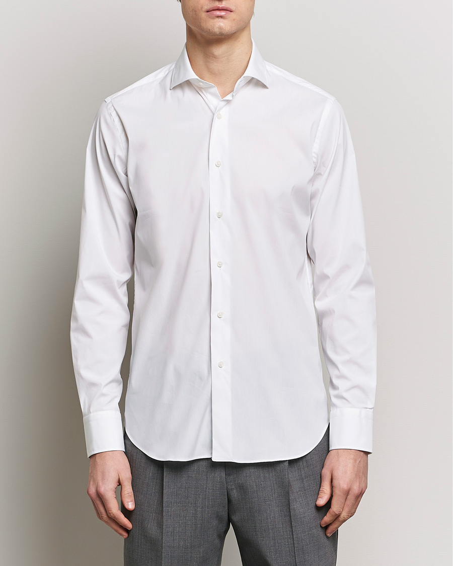 Hombres | Camisas | Grigio | Comfort Stretch Dress Shirt White