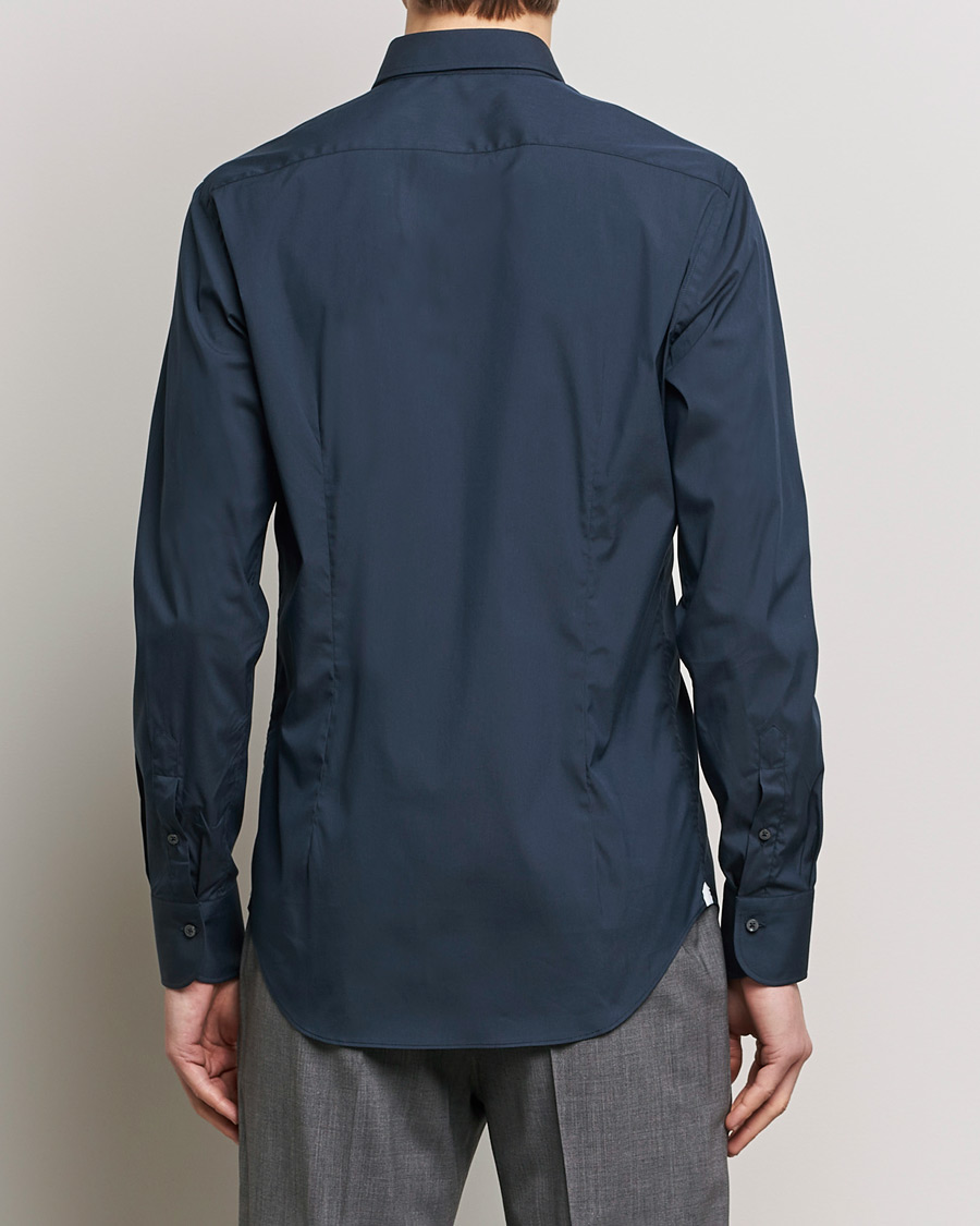 Hombres | Camisas | Grigio | Comfort Stretch Dress Shirt Navy