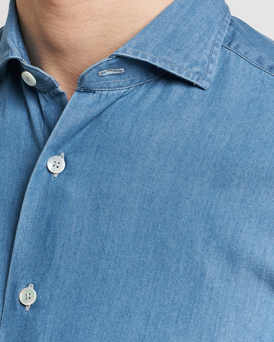 Hombres | Camisas | Grigio | Denim Shirt Medium Blue