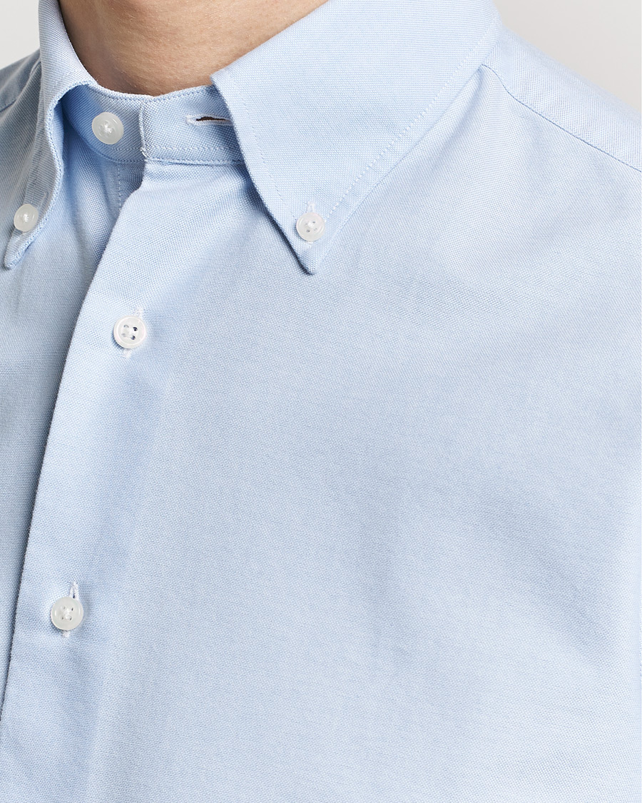 Hombres | Camisas | Grigio | Oxford Button Down Shirt Light Blue