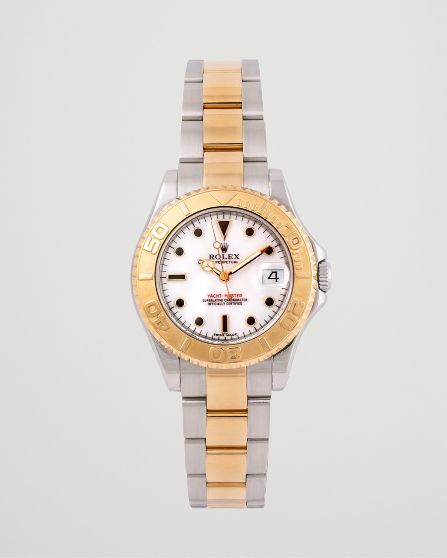 Hombres | Rolex Pre-Owned Yacht Master 168623 Gold/Silver | Rolex Pre-Owned | Yacht Master 168623 Gold/Silver