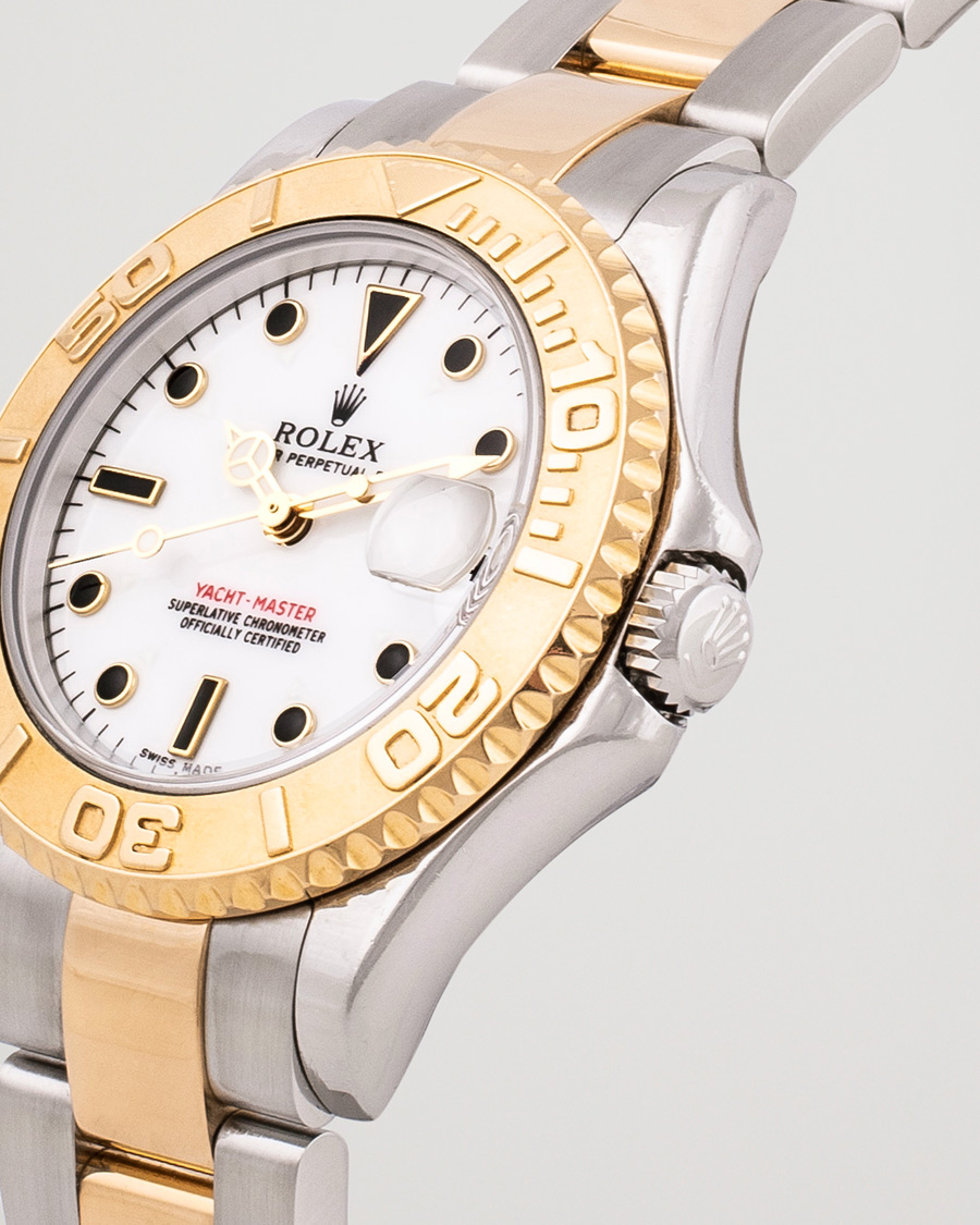 Hombres | Rolex Pre-Owned Yacht Master 168623 Gold/Silver | Rolex Pre-Owned | Yacht Master 168623 Gold/Silver