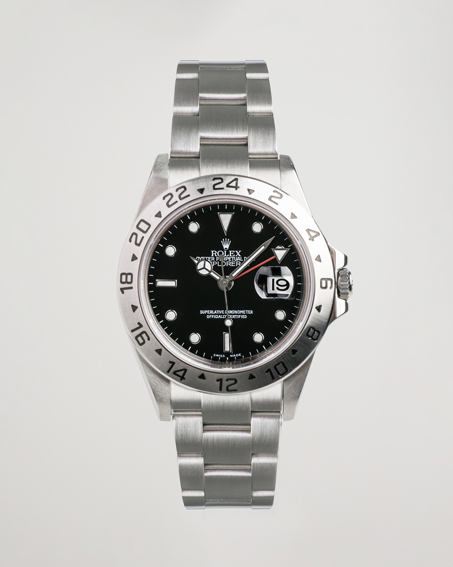 Hombres | Rolex Pre-Owned Explorer II 16570 Silver | Rolex Pre-Owned | Explorer II 16570 Silver