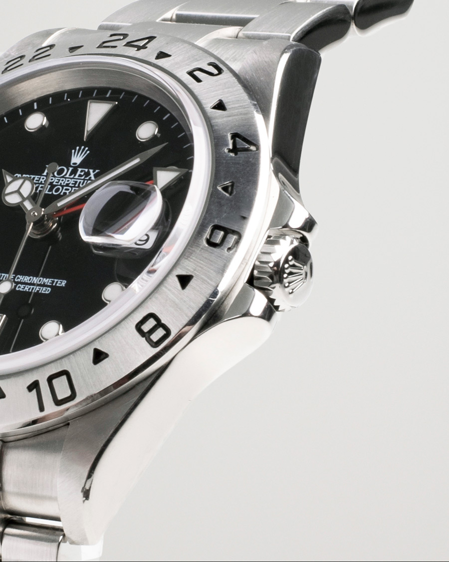 Hombres | Rolex Pre-Owned Explorer II 16570 Silver | Rolex Pre-Owned | Explorer II 16570 Silver