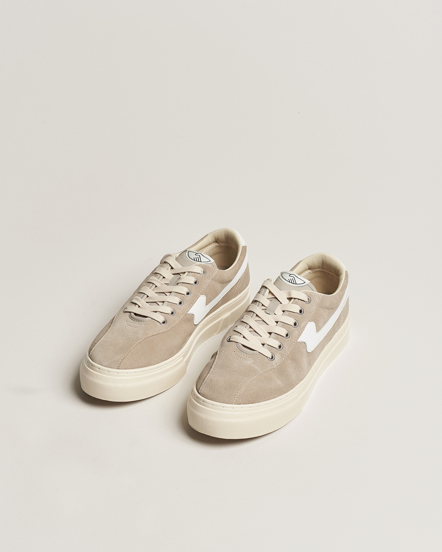 Hombres | Stepney Workers Club | Stepney Workers Club | Dellow S-Strike Suede Sneaker Lt Grey/White
