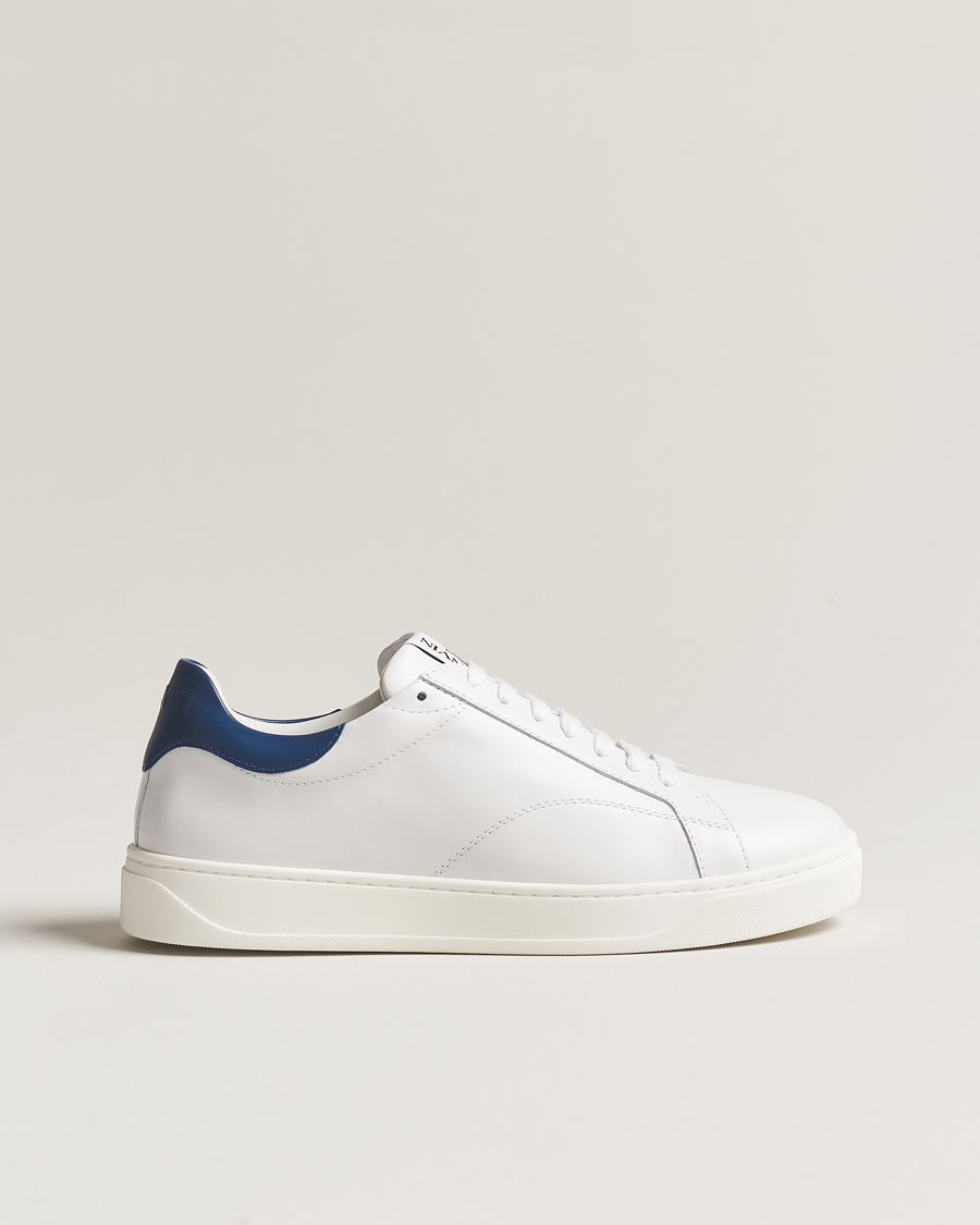 Hombres | Lanvin DBB0 Sneakers White/Navy | Lanvin | DBB0 Sneakers White/Navy