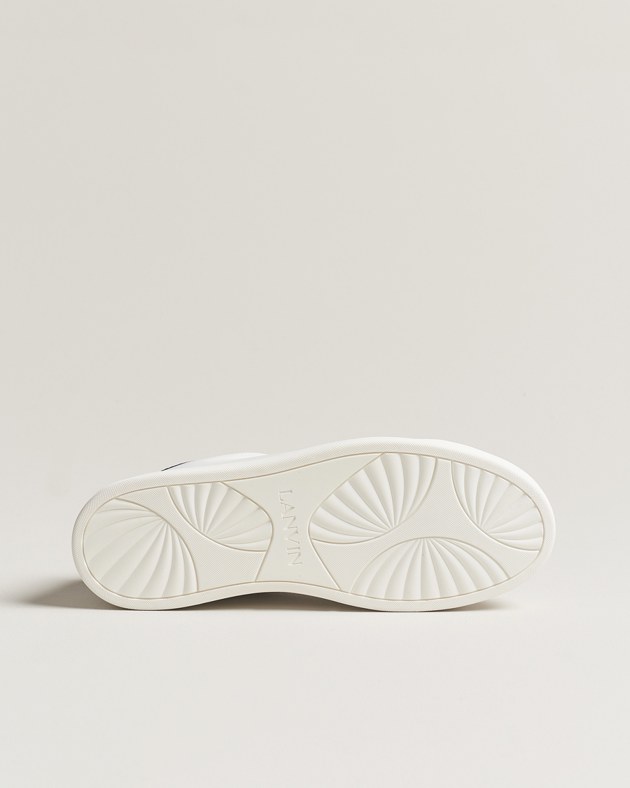 Hombres | Lanvin DBB0 Sneakers White/Navy | Lanvin | DBB0 Sneakers White/Navy