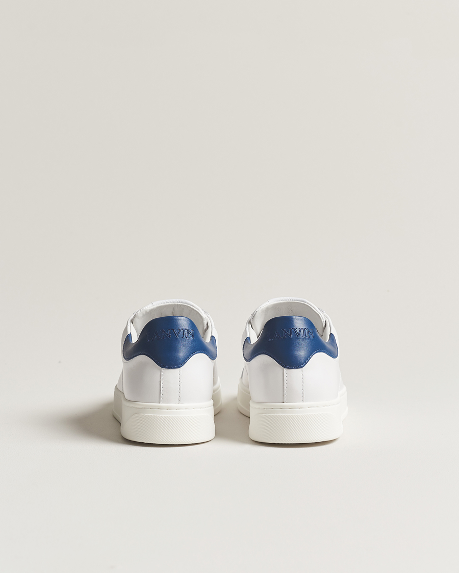 Hombres | Lanvin DBB0 Sneakers White/Navy | Lanvin | DBB0 Sneakers White/Navy