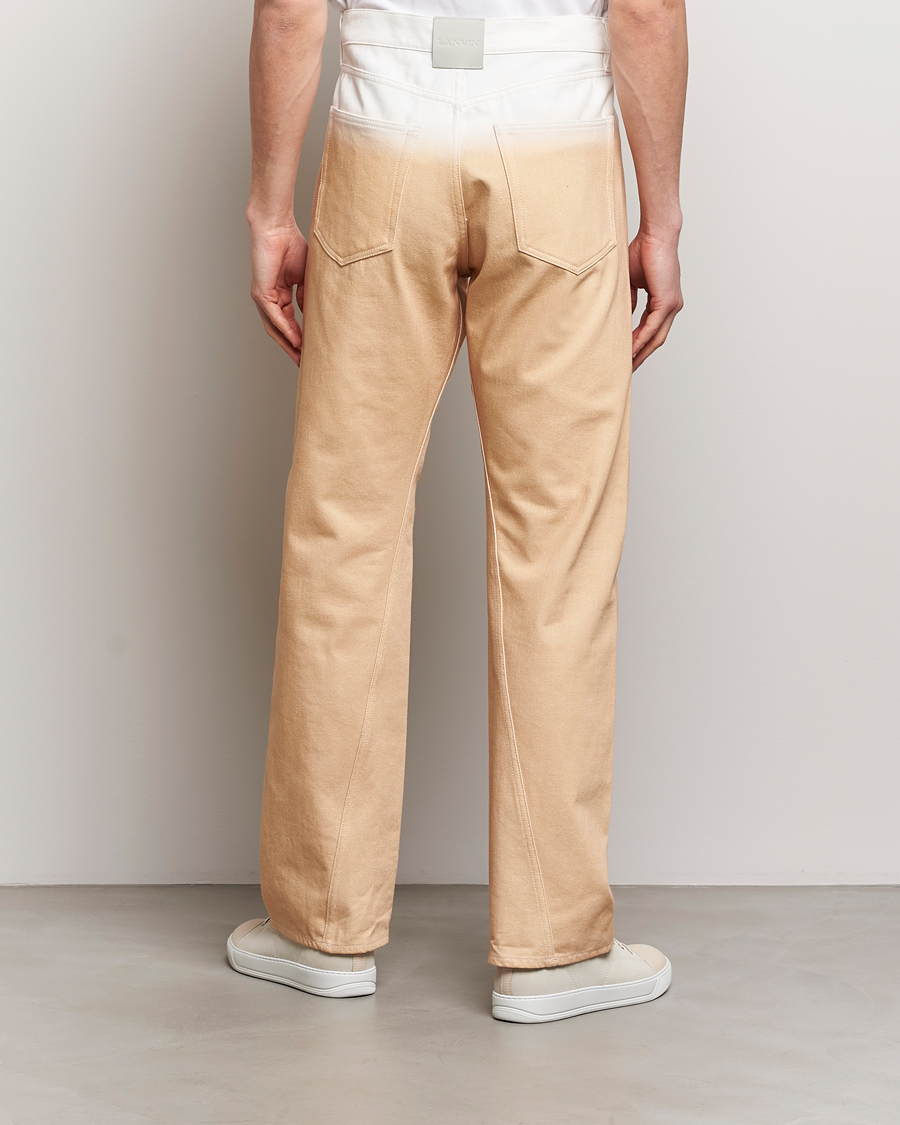 Hombres | Pantalones | Lanvin | Degrade Twisted Pants Vanilla
