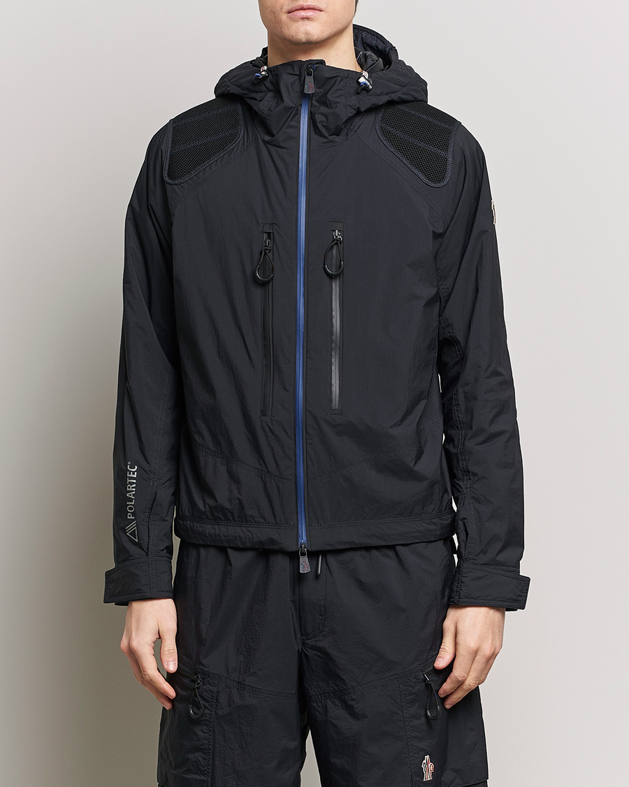 Hombres | Moncler | Moncler Grenoble | Vert Hooded Jacket Black