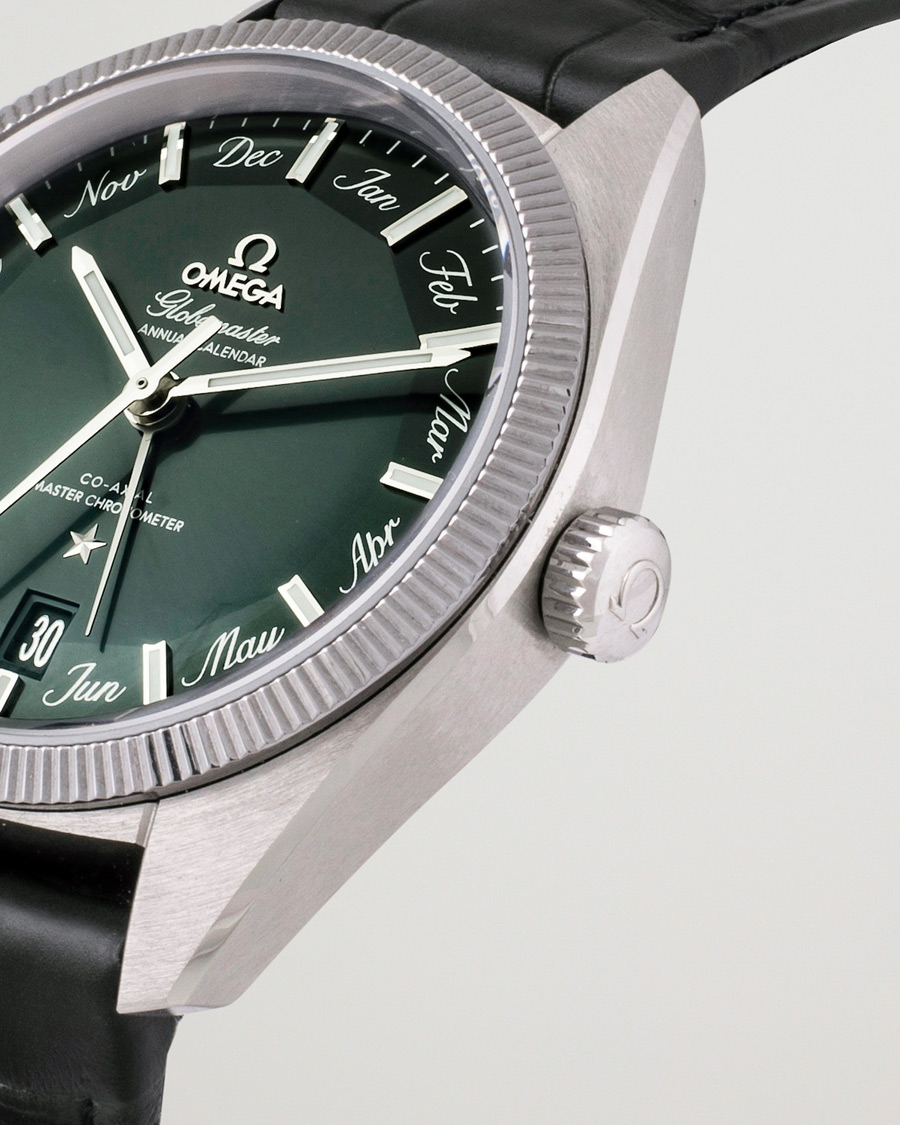 Hombres | Omega Pre-Owned Constellation Globemaster Green Silver | Omega Pre-Owned | Constellation Globemaster Green Silver