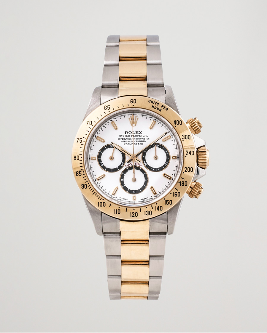 Hombres | Rolex Pre-Owned Daytona 16523 G/S Silver | Rolex Pre-Owned | Daytona 16523 G/S Silver