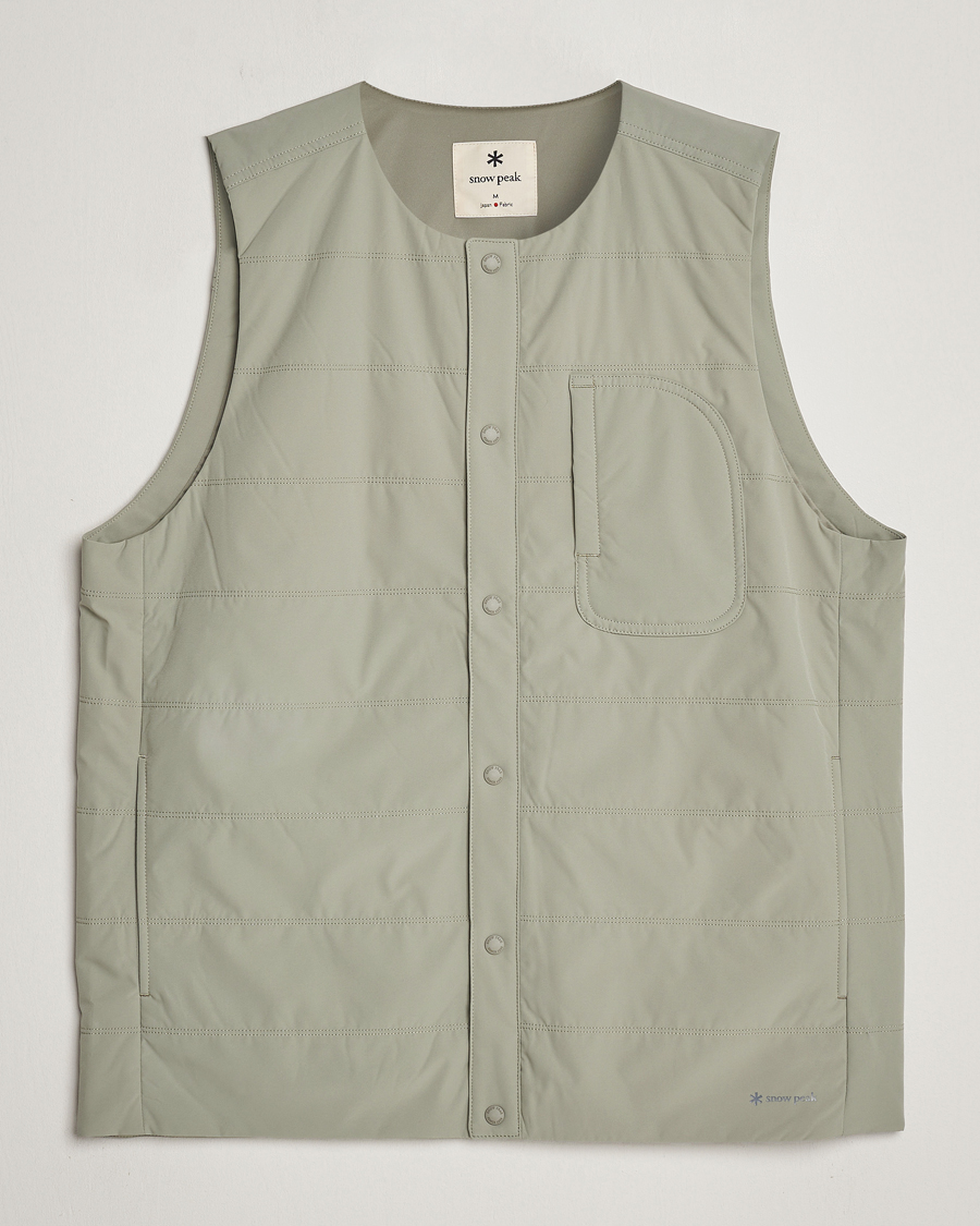 Hombres | Abrigos y chaquetas | Snow Peak | Flexible Insulated Vest Beige