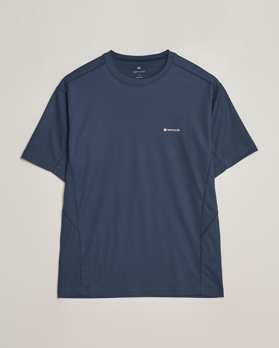 Hombres | Camisetas | Snow Peak | PE Power Dry T-Shirt Navy