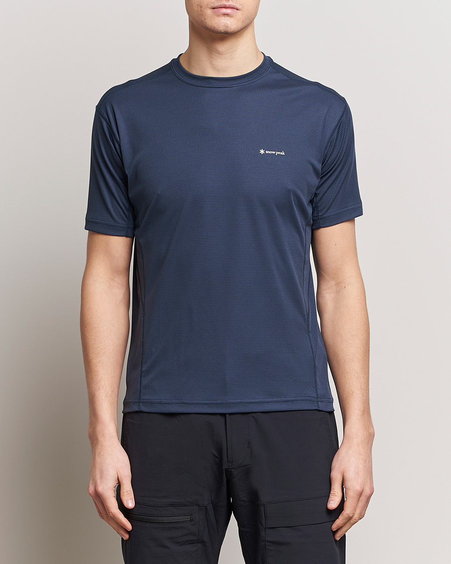 Hombres | Camisetas | Snow Peak | PE Power Dry T-Shirt Navy