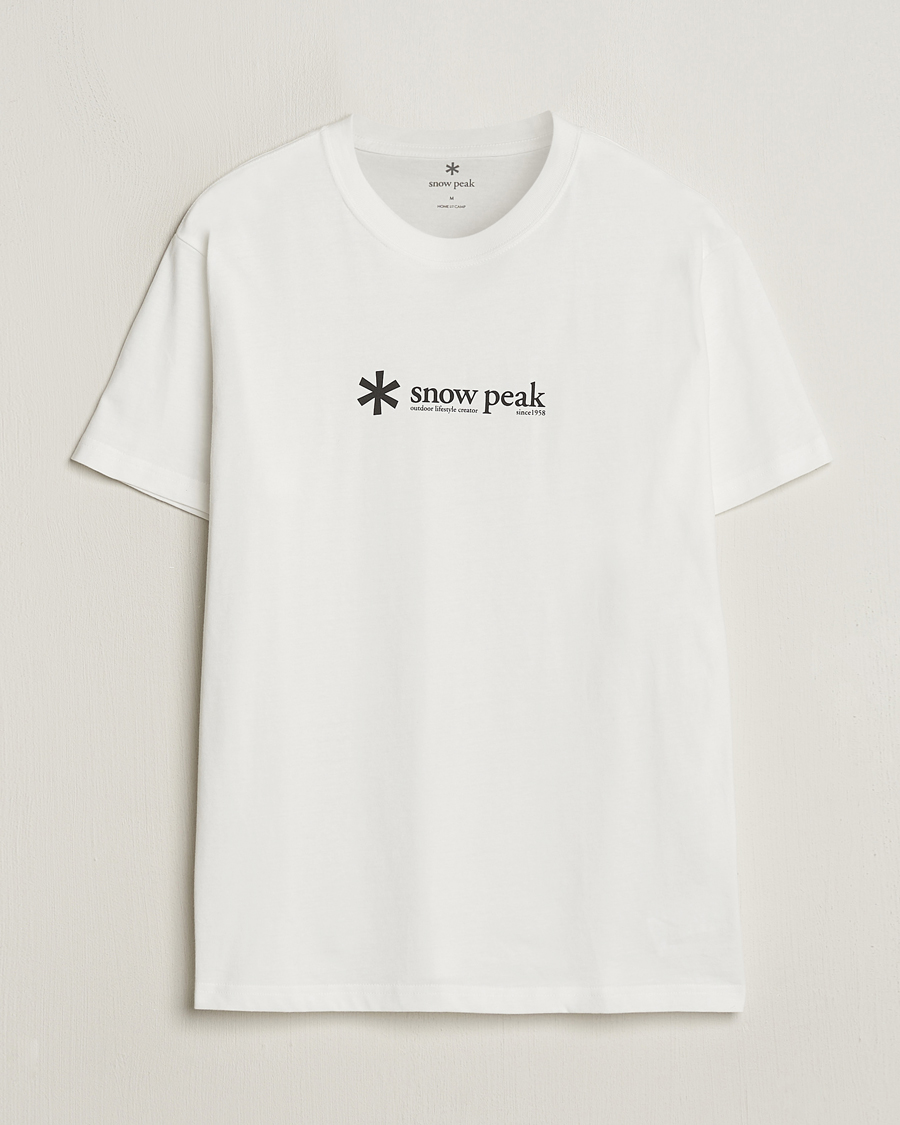 Hombres | Camisetas | Snow Peak | Soft Cotton Logo T-Shirt White