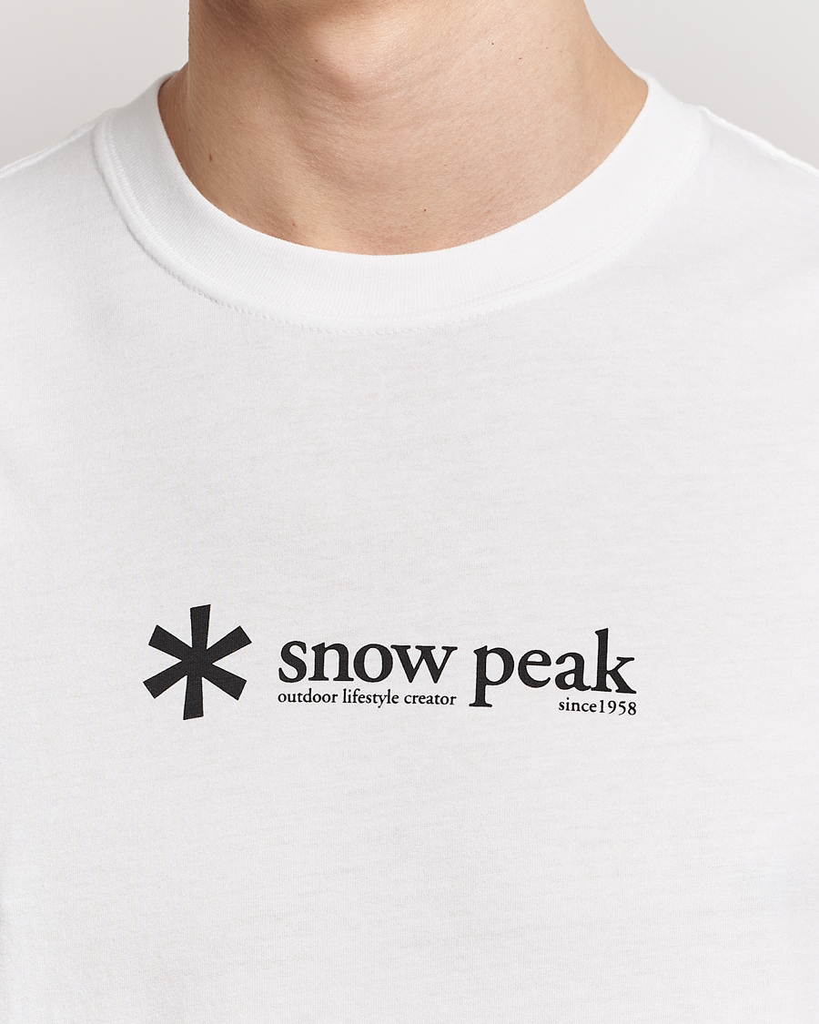 Hombres | Camisetas | Snow Peak | Soft Cotton Logo T-Shirt White