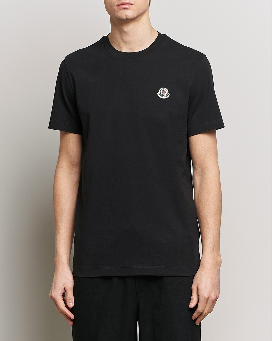 Men | Moncler | Moncler | 3-Pack T-Shirt Black