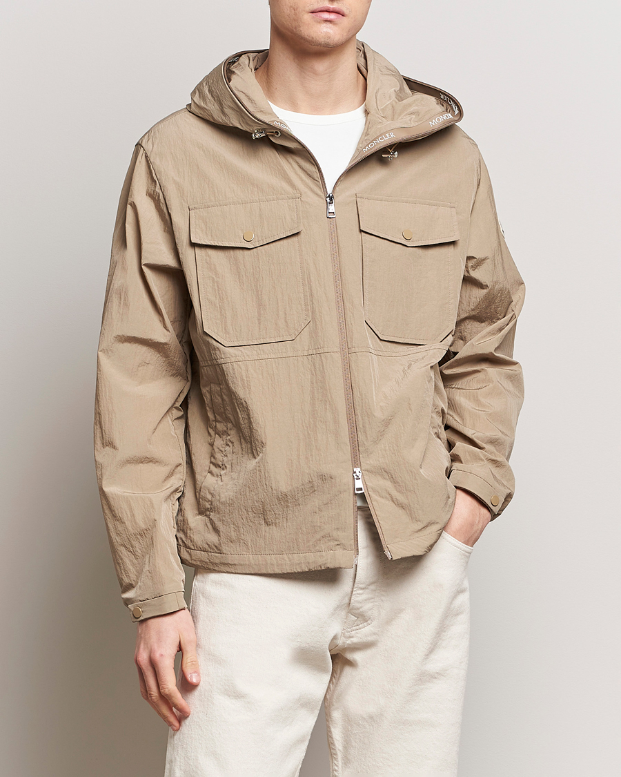 Hombres | Abrigos y chaquetas | Moncler | Plessur Hooded Field Jacket Beige
