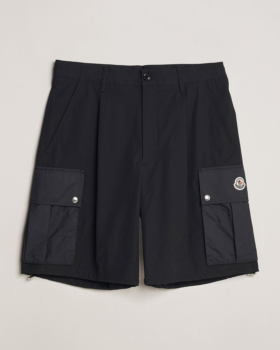 Hombres | Pantalones cortos | Moncler | Cotton Cargo Shorts Black