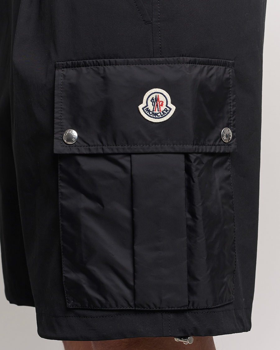 Hombres | Pantalones cortos | Moncler | Cotton Cargo Shorts Black