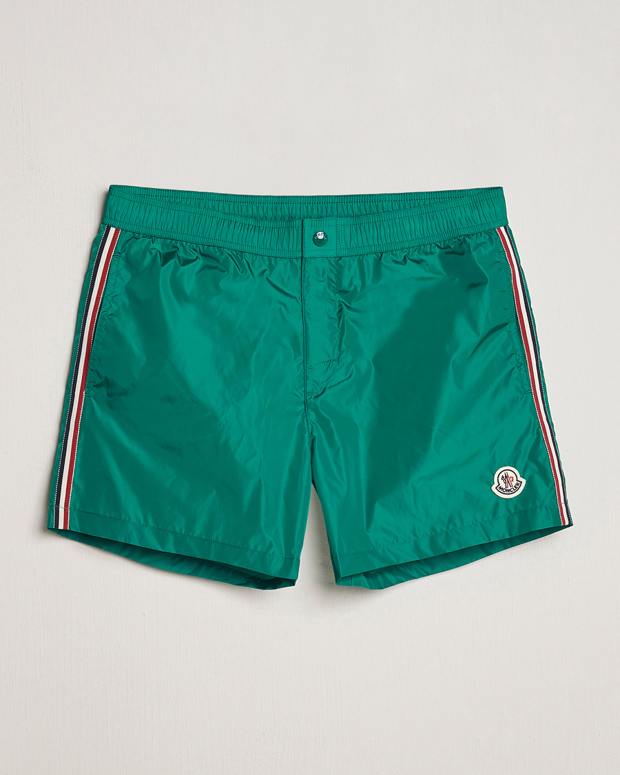 Hombres | Bañadores | Moncler | Nylon Swim Shorts Emerald Green