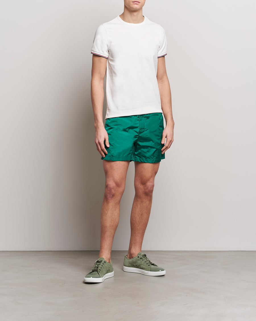 Hombres | Bañadores | Moncler | Nylon Swim Shorts Emerald Green