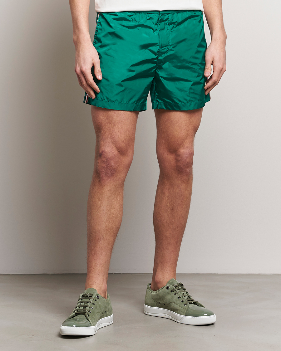 Hombres | Bañadores | Moncler | Nylon Swim Shorts Emerald Green