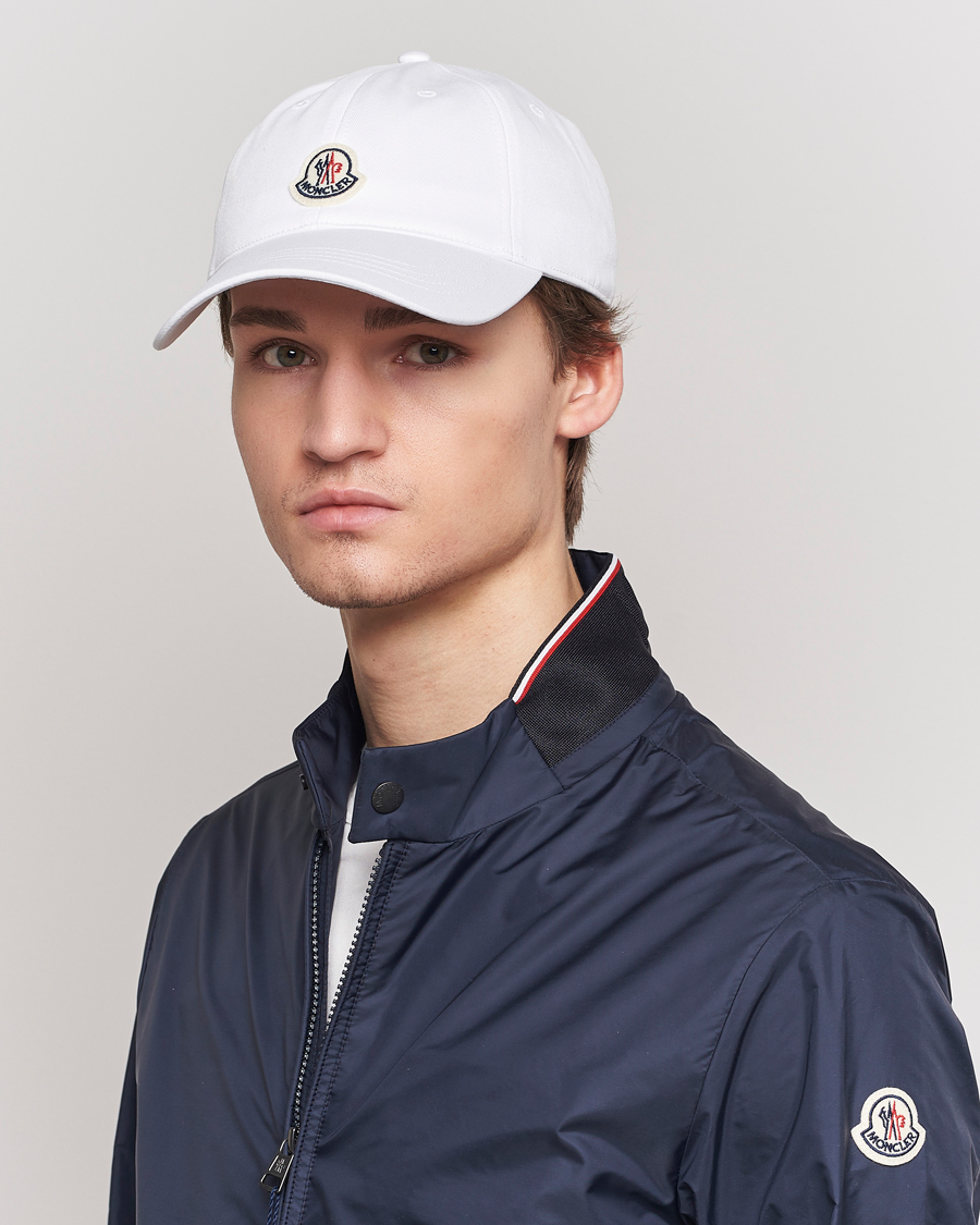 Hombres | Moncler Baseball Cap White | Moncler | Baseball Cap White