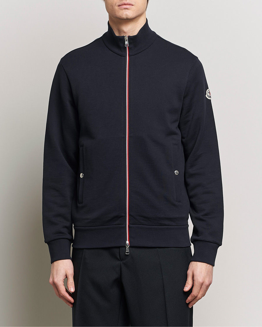 Hombres | Jerséis y prendas de punto | Moncler | Full Zip Cardigan Navy