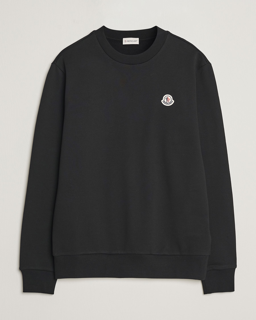 Hombres | Jerséis y prendas de punto | Moncler | Logo Sweatshirt Black