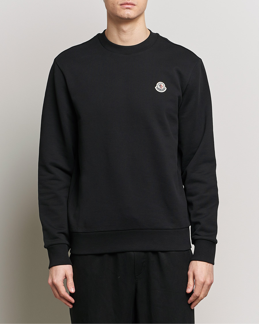 Hombres | Jerséis y prendas de punto | Moncler | Logo Sweatshirt Black