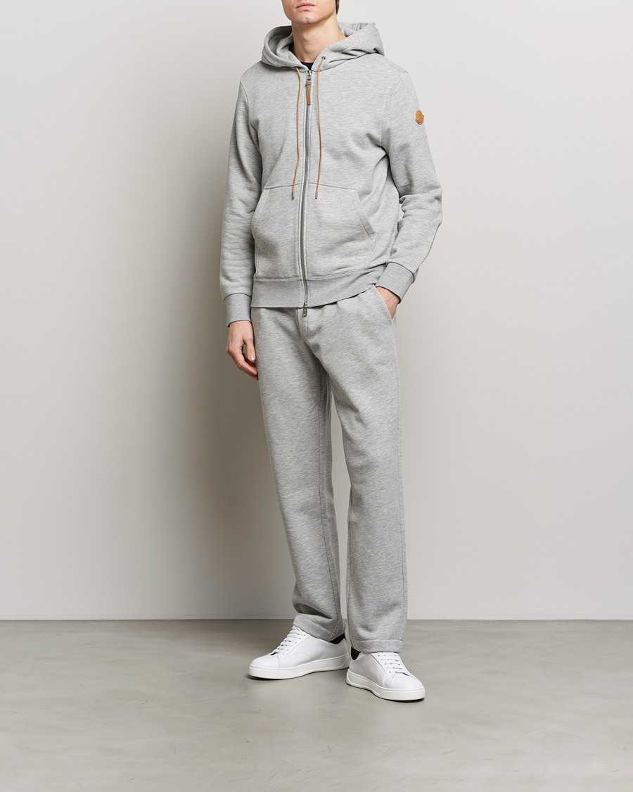Hombres | Pantalones | Moncler | Cotton Sweatpants Light Grey