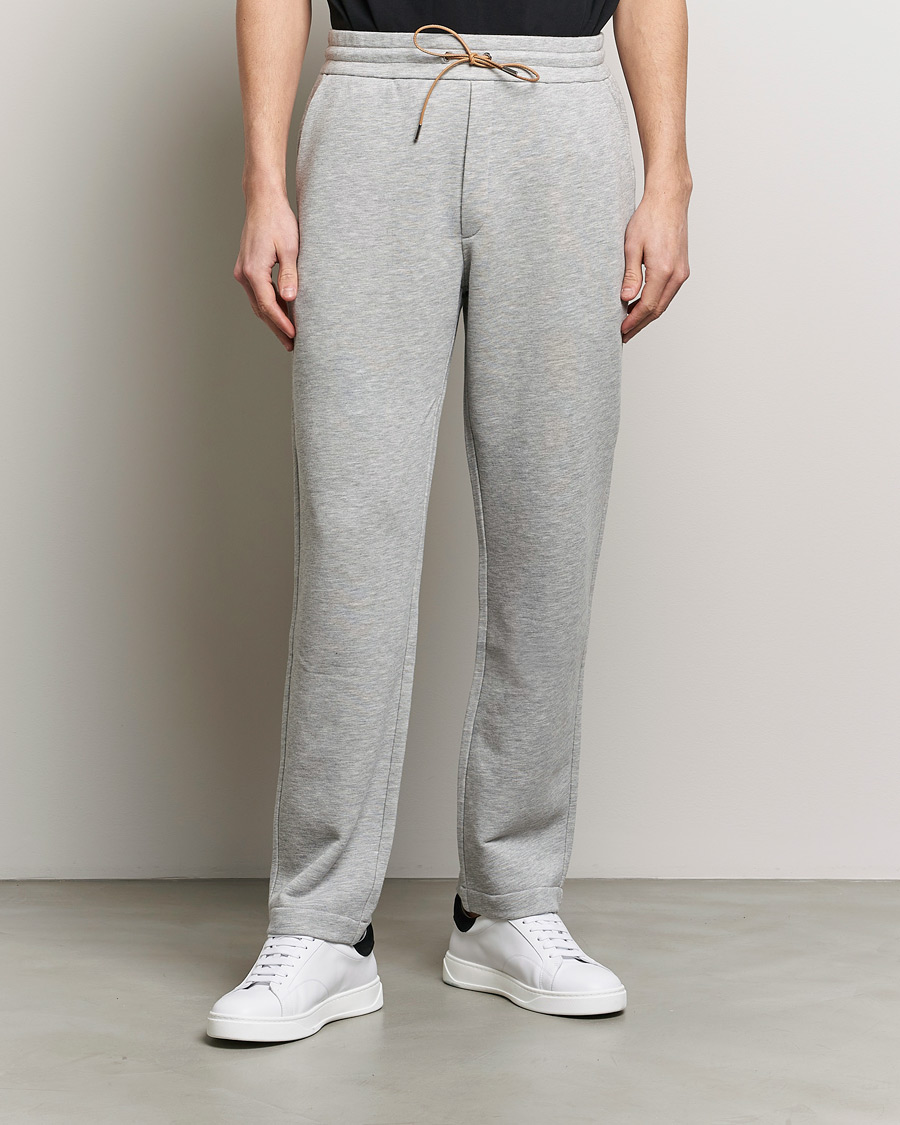 Hombres | Pantalones de chándal | Moncler | Cotton Sweatpants Light Grey