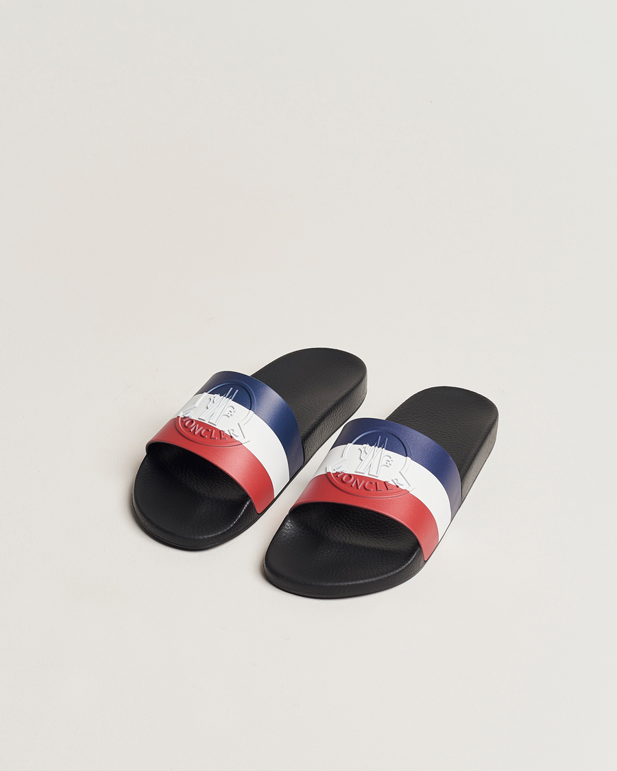 Hombres | Moncler Basile Slides Black | Moncler | Basile Slides Black