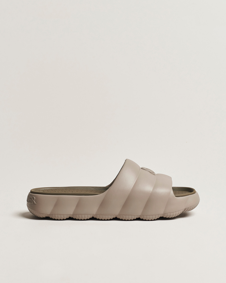 Hombres | Moncler Lilo Slides Beige | Moncler | Lilo Slides Beige