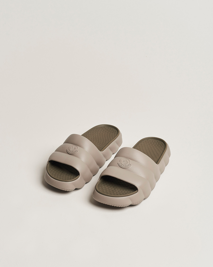 Hombres | Moncler Lilo Slides Beige | Moncler | Lilo Slides Beige
