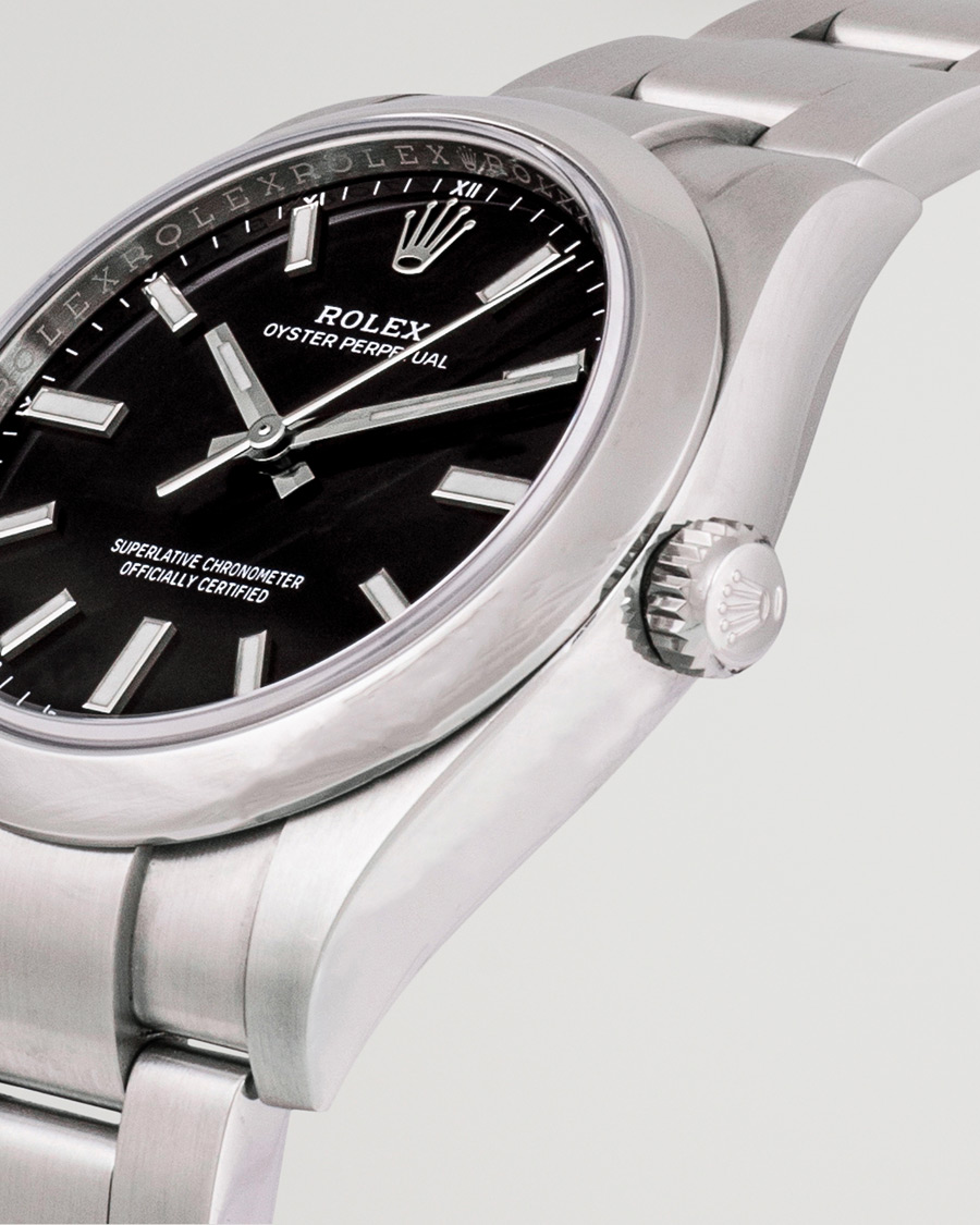 Hombres | Rolex Pre-Owned Oyster Perpetual 124200 Silver | Rolex Pre-Owned | Oyster Perpetual 124200 Silver