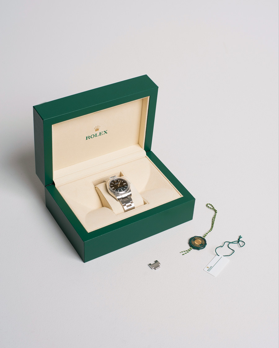 Hombres | Rolex Pre-Owned Oyster Perpetual 124200 Silver | Rolex Pre-Owned | Oyster Perpetual 124200 Silver