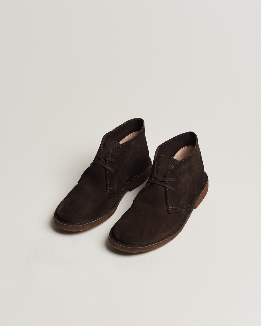 Hombres | Zapatos de ante | Astorflex | Montflex Chukka Boots Dark Brown Suede