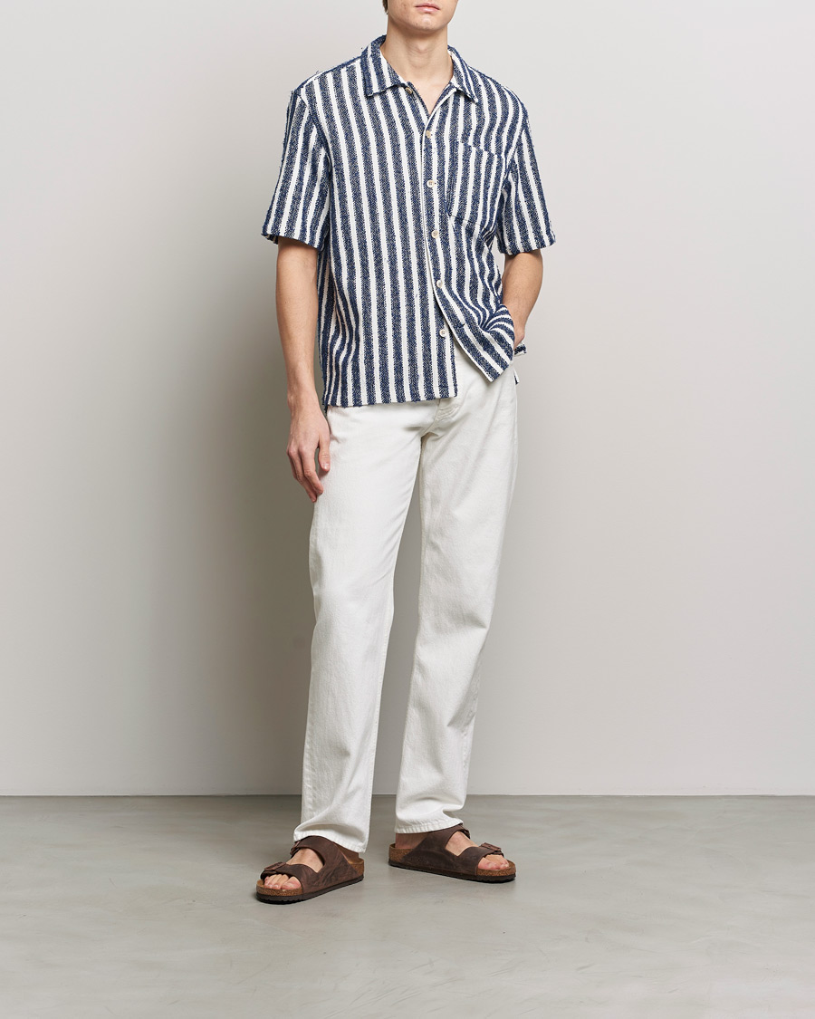 Hombres | Camisas | Sunflower | Spacey Shirt Navy Stripe