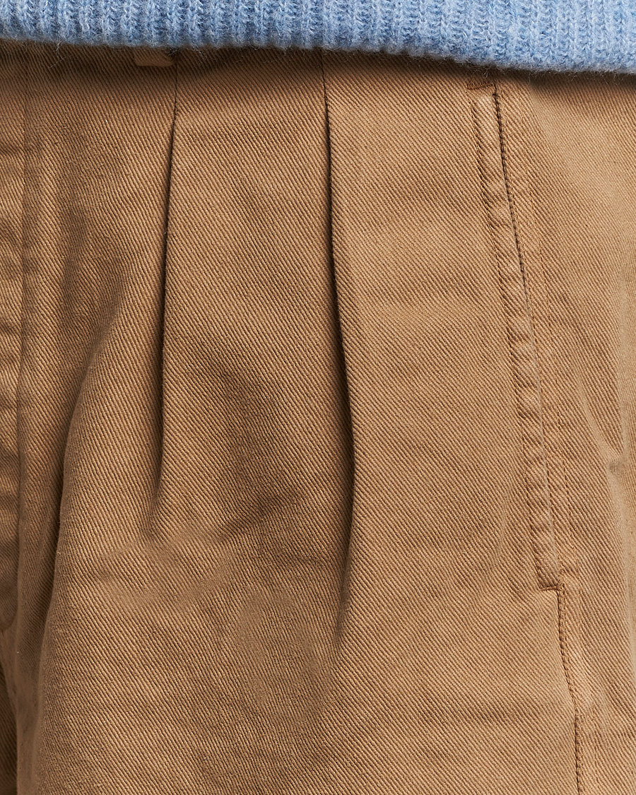 Hombres | Pantalones cortos | Sunflower | Pleated Shorts Khaki