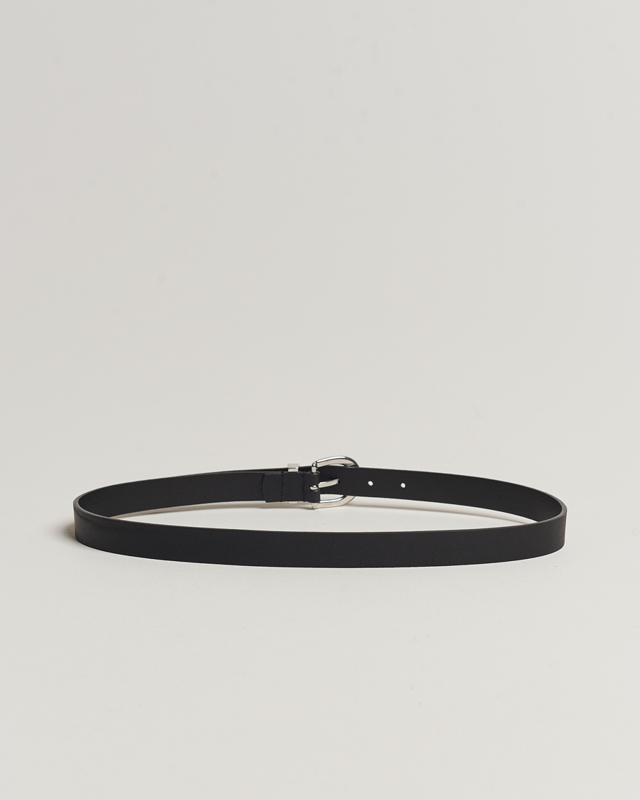 Hombres | Cinturones | Sunflower | Simple Belt 2,5 cm Black