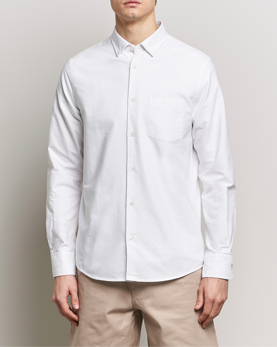 Hombres | Camisas oxford | Filippa K | Tim Oxford Shirt White